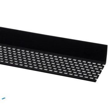 Ventilatieprofiel kunststof zwart 29x60mm 260cm, Ophalen, Minder dan 50 cm, Zwart, Nieuw