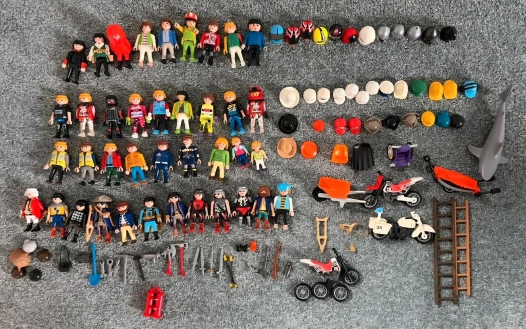 Playmobil set poppetjes en accessoires, Ophalen of Verzenden, Gebruikt, Los playmobil