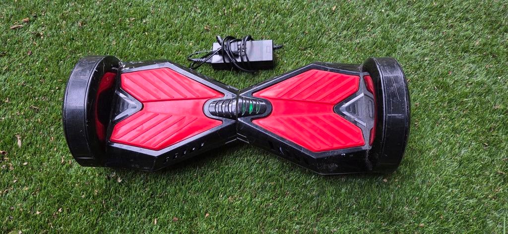 Hoverboard rood met LED in wielkappen, Ophalen of Verzenden
