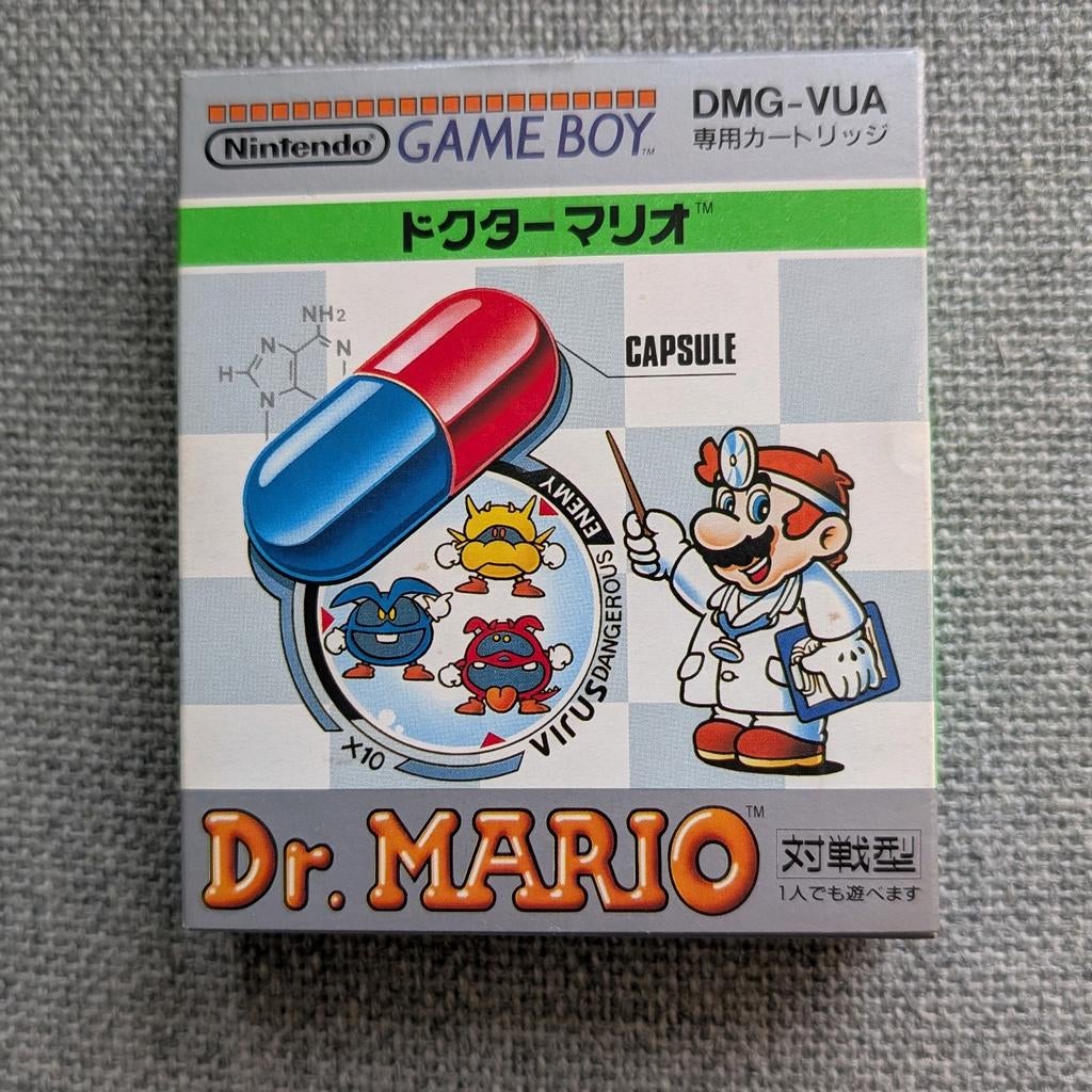 Dr. Mario Game Boy Japans, Spelcomputers en Games, Games | Nintendo Game Boy, 1 speler, Verzenden, Zo goed als nieuw, Vanaf 3 jaar