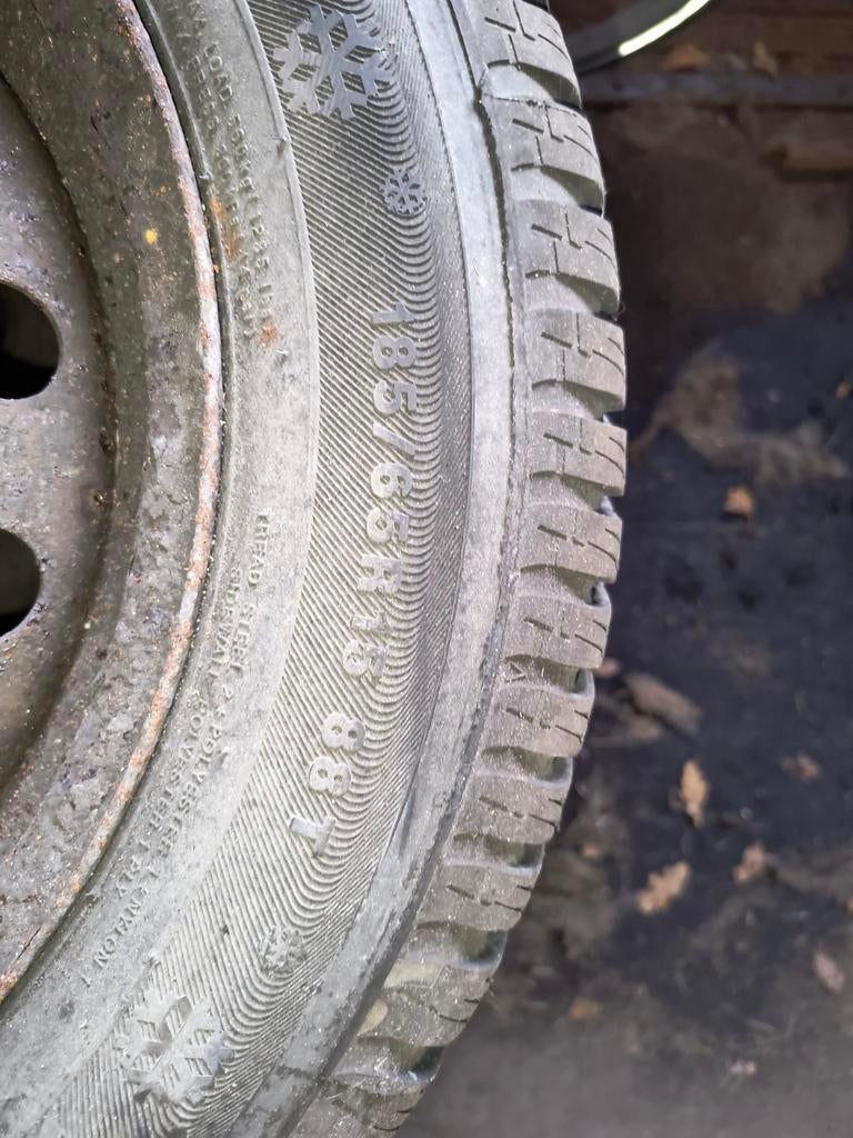 Winterbanden met velg passend op fiat punto, Ophalen