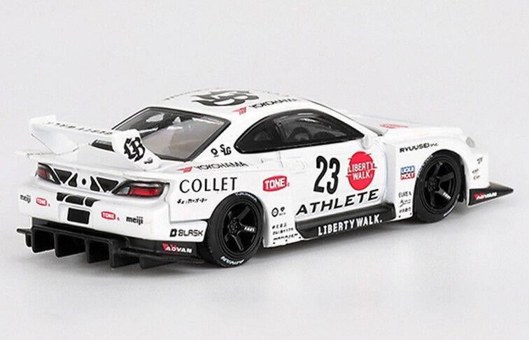 Nissan Silvia S15 LB-Super Sil. #23 Athlete '24, blister, Nieuw, Ophalen of Verzenden, MiniGT, Hongkong