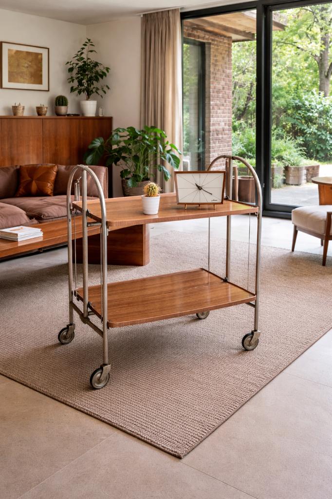 Authentieke Bremshey vintage serveerwagen / trolley, Huis en Inrichting, Woonaccessoires | Overige, Gebruikt, Ophalen of Verzenden