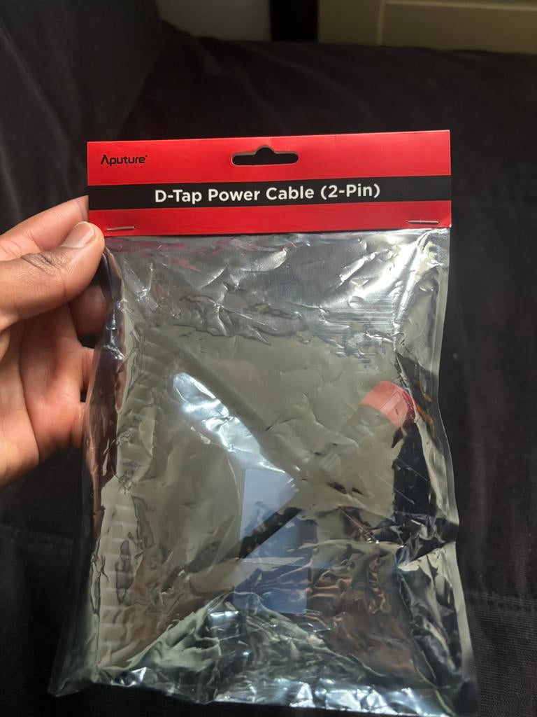 Aputure D Tap power cable voor Aputure Amaran P60 serie, Ophalen of Verzenden, Nieuw