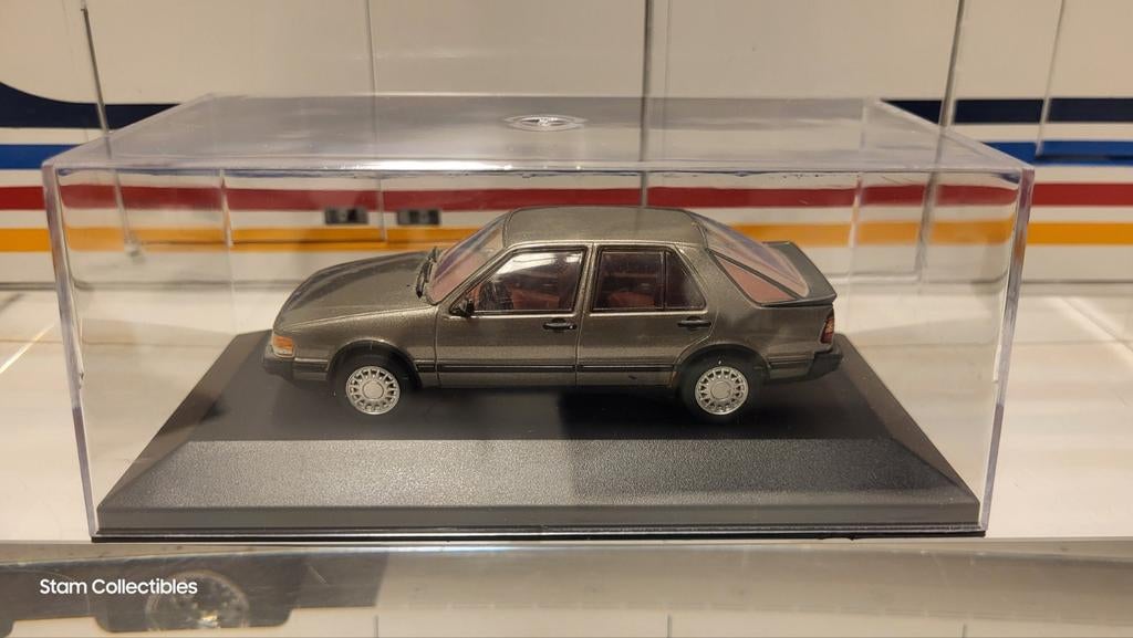 Atlas Saab 9000 Turbo 16 Brown Metallic - 1985, Hobby en Vrije tijd, Modelauto's | 1:43, Overige merken, Gebruikt, Auto, Ophalen of Verzenden