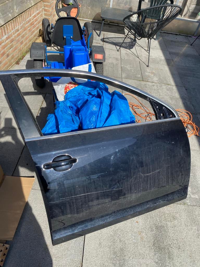 Rechtsvoor deur Golf 6 Variant zwart, Auto-onderdelen, Ophalen, Gebruikt, Voor, Volkswagen