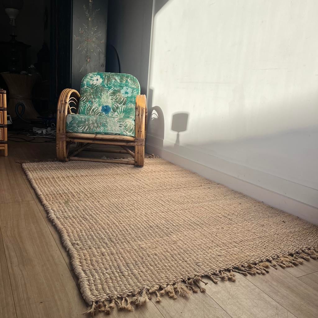 SALE Jute sisal kleed 180 x 120 cm nieuw, Ophalen, 75 m² of meer, Zo goed als nieuw, X