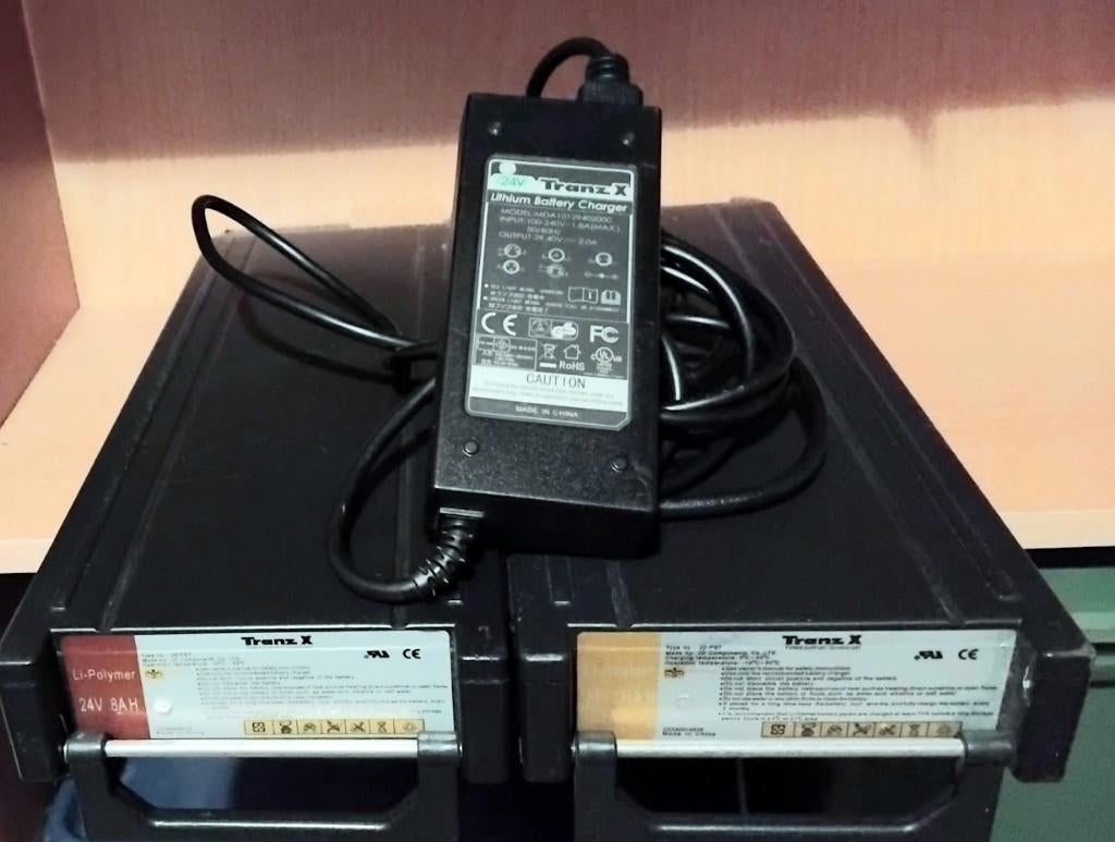 Fietsaccu's plus lader, Fietsen en Brommers, Fietsaccessoires | Fietsaccu's, Ophalen of Verzenden, Gebruikt