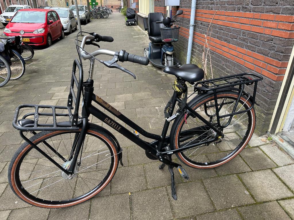 Gazelle heavy duty dames fiets, Fietsen en Brommers, Fietsen | Dames | Damesfietsen, Ophalen, Versnellingen, Gazelle, 53 tot 56 cm
