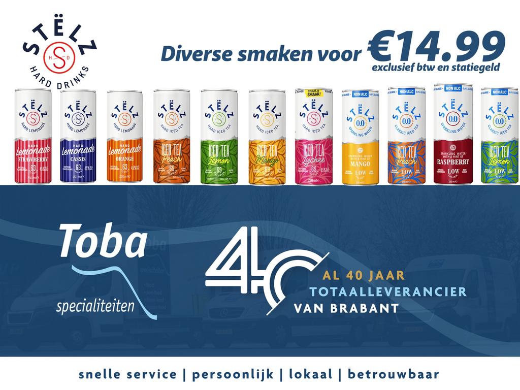 Stëlz diverse smaken – 150 trays €14,99, Ophalen of Verzenden