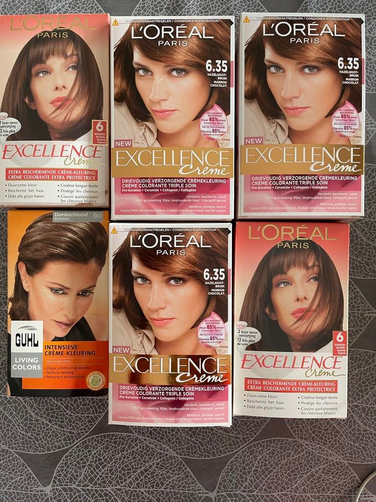 L'Oréal Excellence Crème en Guhl Haarverf - Diverse Kleuren, Ophalen of Verzenden, Nieuw, Overige typen
