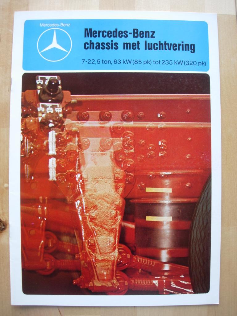 Mercedes Luchtvering Brochure 1980 LPL 813 t/m 2232 L, Zo goed als nieuw, Mercedes-Benz, Mercedes, Ophalen of Verzenden