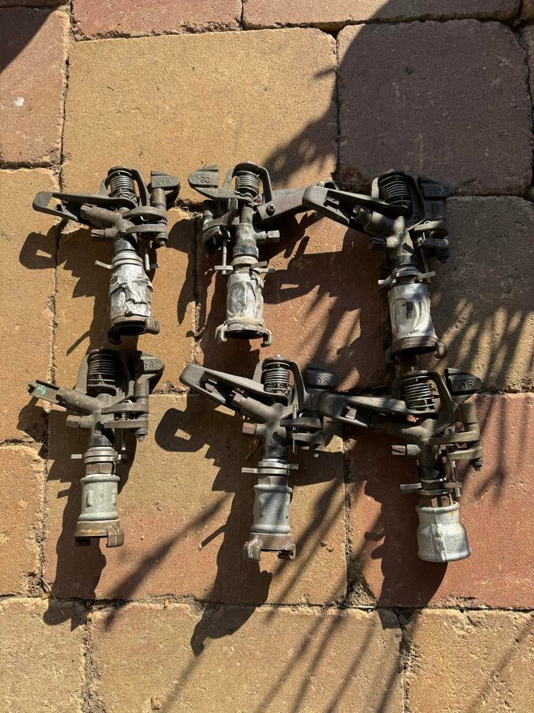6x VYR Sectorsproeier Type 60 3/4” voor Irrigatie, Ophalen of Verzenden, Gebruikt, Sectorsproeier