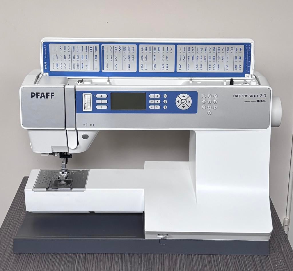 Pfaff met IDT incl groot onderhoud en in nieuwstaat, Ophalen, Zo goed als nieuw, Naaimachine, Pfaff