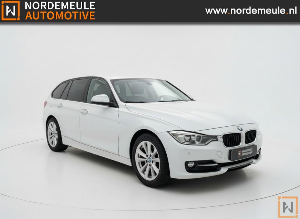 Bmw 3-SERIE 318D M SPORT, Xenon, Navi, AUT, Cruise, Achterwielaandrijving, Navigatiesysteem, Wit, Leder