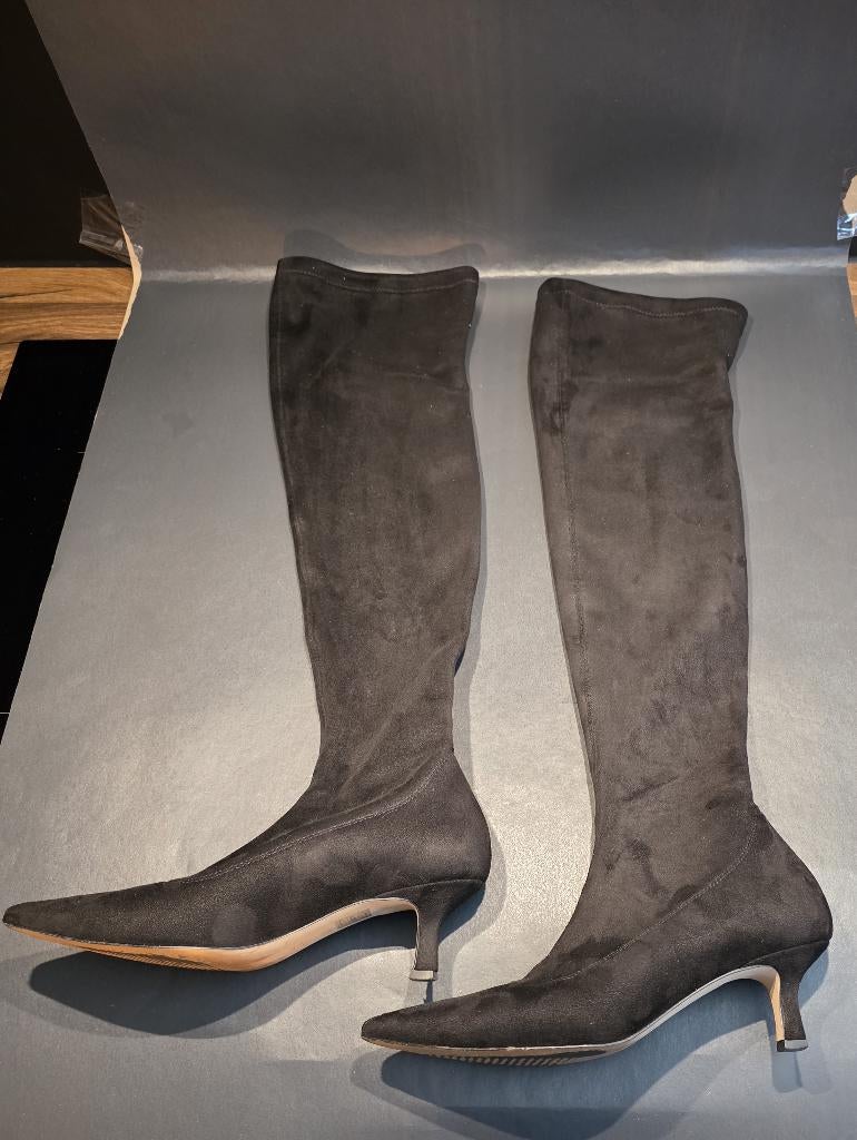 Panara MC stretch laars mt 36 met hak 5.5 cm, Kleding | Dames, Schoenen, Hoge laarzen, Panara, Zwart, Ophalen of Verzenden