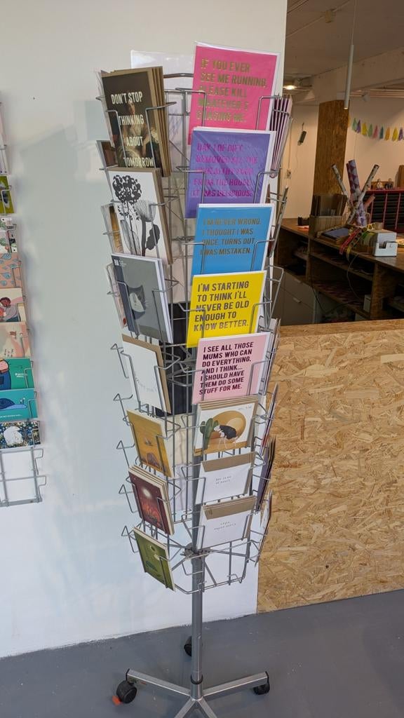 Kaartenmolen A6 en A5 kaartenrek, Ophalen, Zo goed als nieuw