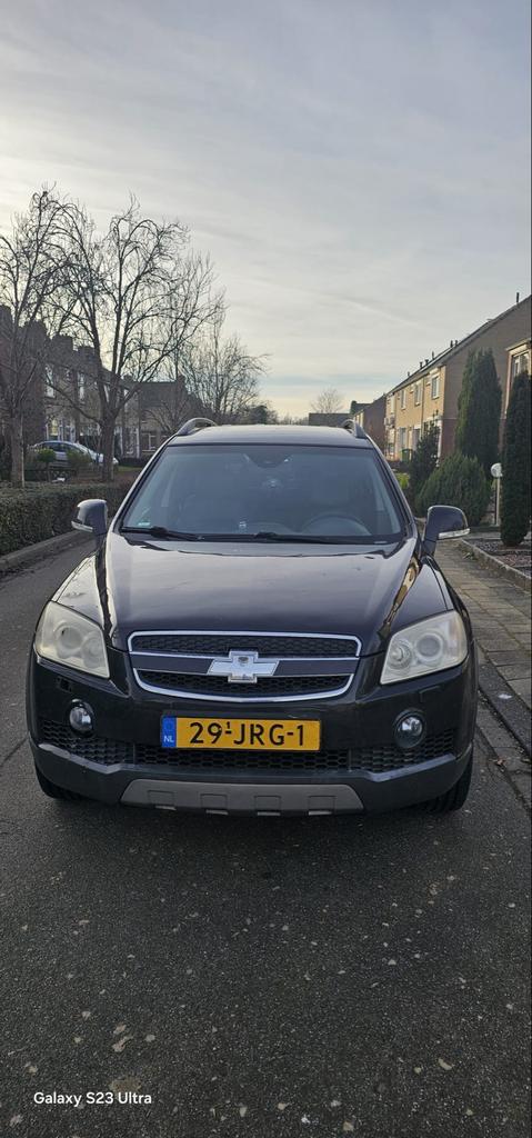 Chevrolet Captiva 2.4 4WD 2009 Zwart, 136 pk, 4 cilinders, 7 stoelen, Zwart