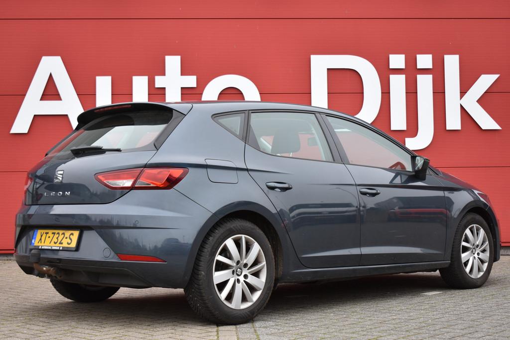 SEAT Leon 1.0 EcoTSI Reference LED | Clima | Cruise | Trekha, Stof, Met garantie (alle), Leon, 49 €/maand