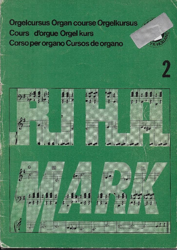 Bo355 bladmuziek orgelcursus deel 2, Ophalen of Verzenden, Gebruikt, Artiest of Componist, Klassiek