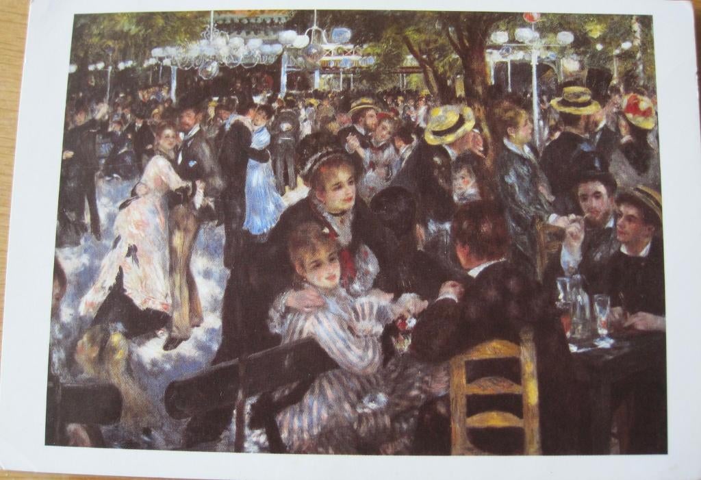 Pierre-Auguste Renoir - Le Moulin de la Galette - 1876, Verzenden, 1980 tot heden, Gelopen, Overige thema's