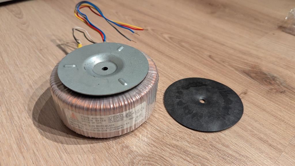 Amplimo 2x85V 1.32A (225VA) ringkerntransformator, Ophalen of Verzenden, Zo goed als nieuw