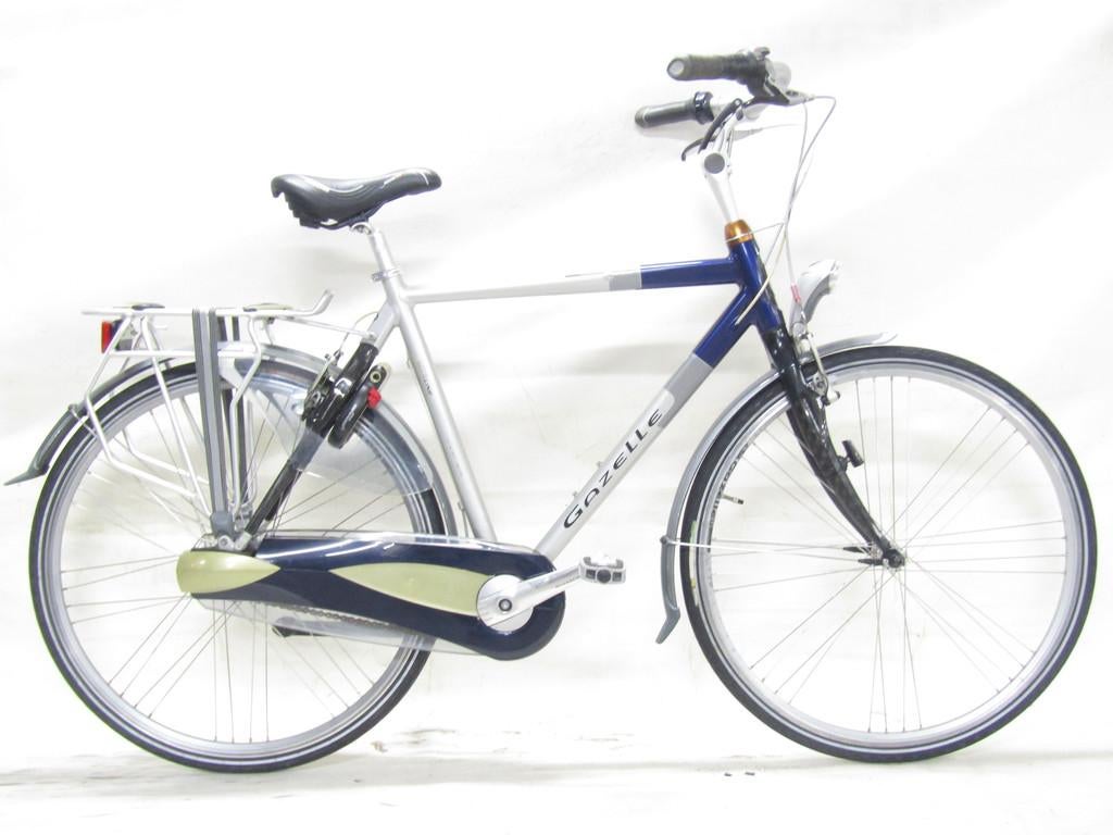 Gazelle Chamonix grijs heren 57cm 28inch, 57 tot 61 cm, Gebruikt, Gazelle, Versnellingen