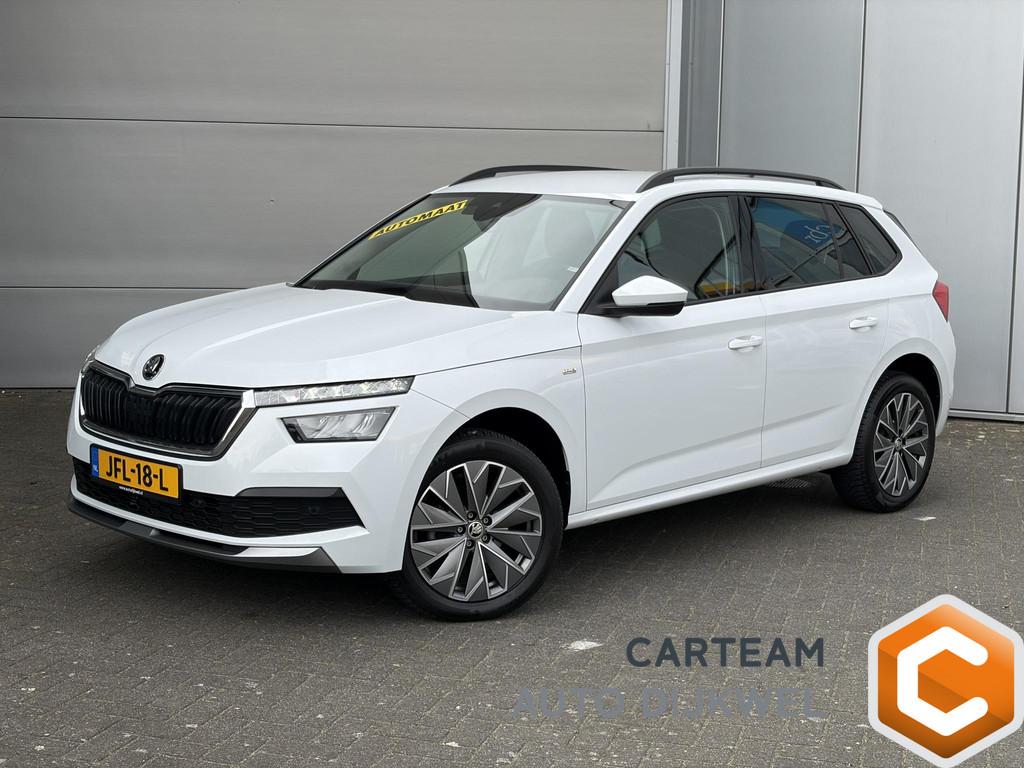 Skoda Kamiq 1.0 TSI Selection Virtual Cockpit Carplay Naviga, Stof, Gebruikt, Wit, 3 cilinders