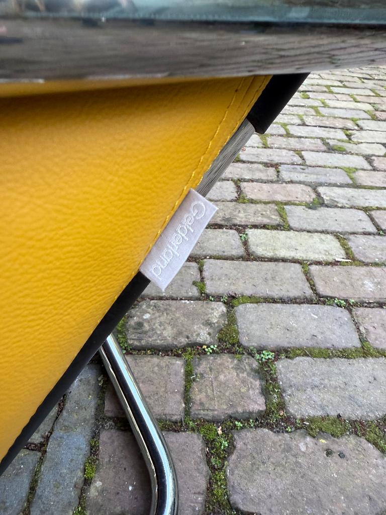 2x Jan de Bouvrie Meneer Oberman fauteuil + hocker, Ophalen, 75 tot 100 cm, Zo goed als nieuw, 50 tot 75 cm