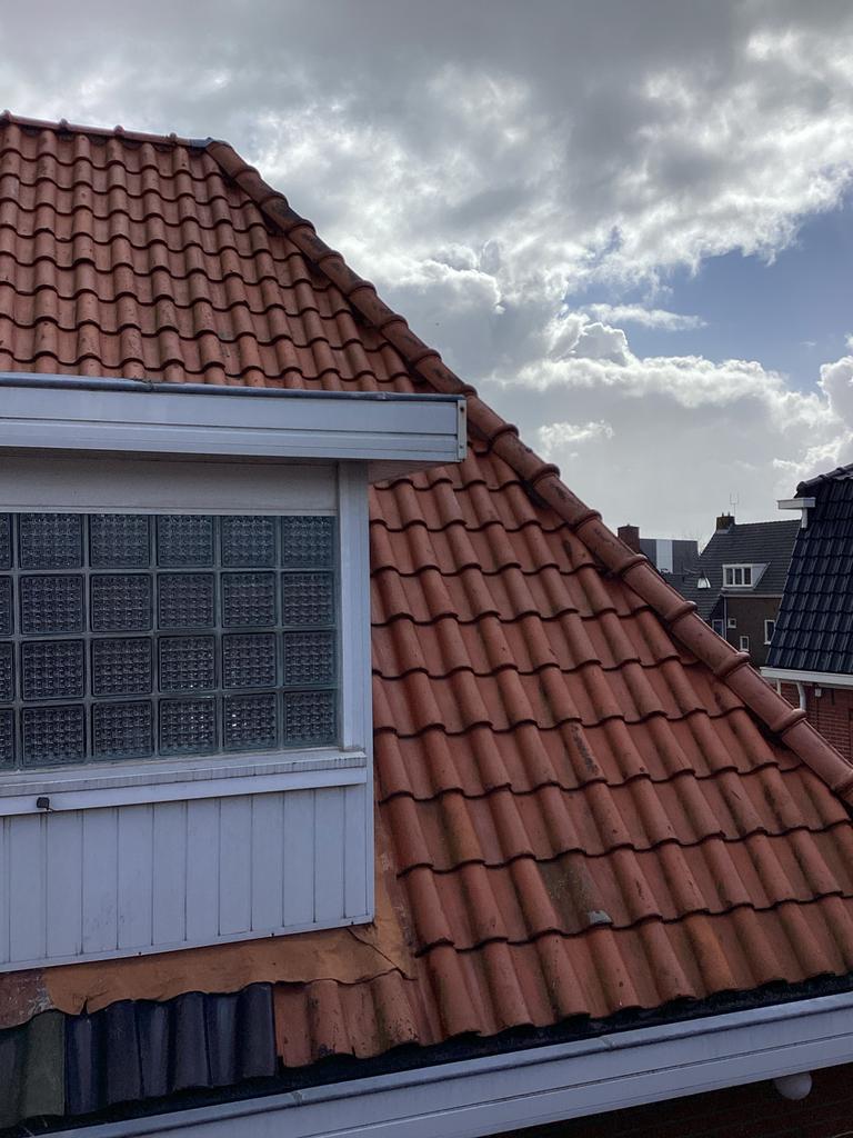 Rode dakpannen gebruikt van dakpannen fabriek de Valk Echt, Doe-het-zelf en Verbouw, Dakpannen en Dakbedekking, Ophalen, Gebruikt