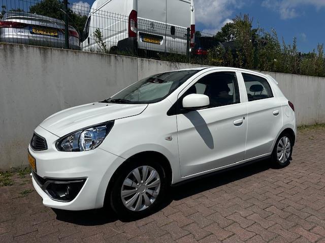 Mitsubishi Space Star 1.0 Cool+/AIRCO/NAP/NL AUTO/NIEUWE APK, Voorwielaandrijving, Stof, Gebruikt, Wit