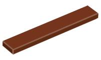 Lego tegels/tiles 1x6 rood bruin 22 stuks, Ophalen of Verzenden, Gebruikt, Losse stenen, Lego