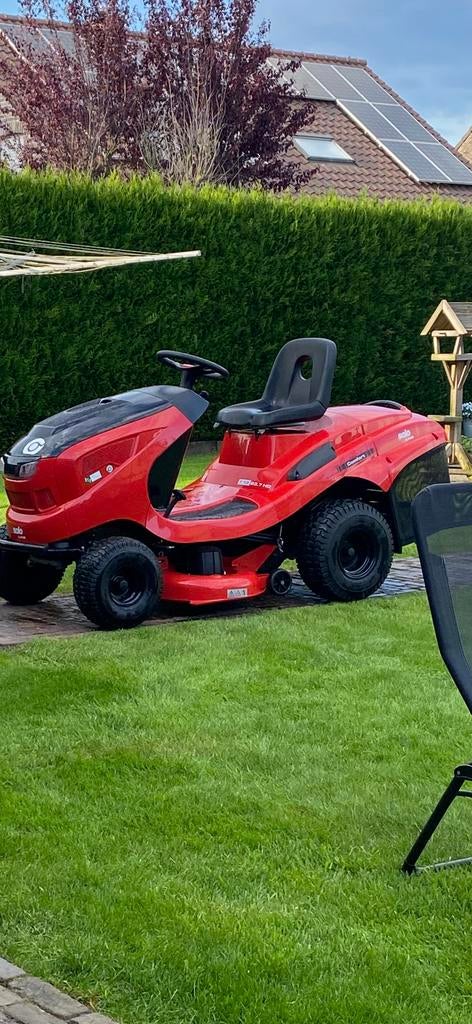 Solo 15 pk zitmaaier - Zeer goede staat met bak en mulcher, Ophalen of Verzenden, Zo goed als nieuw, Opvangbak, 90 tot 120 cm