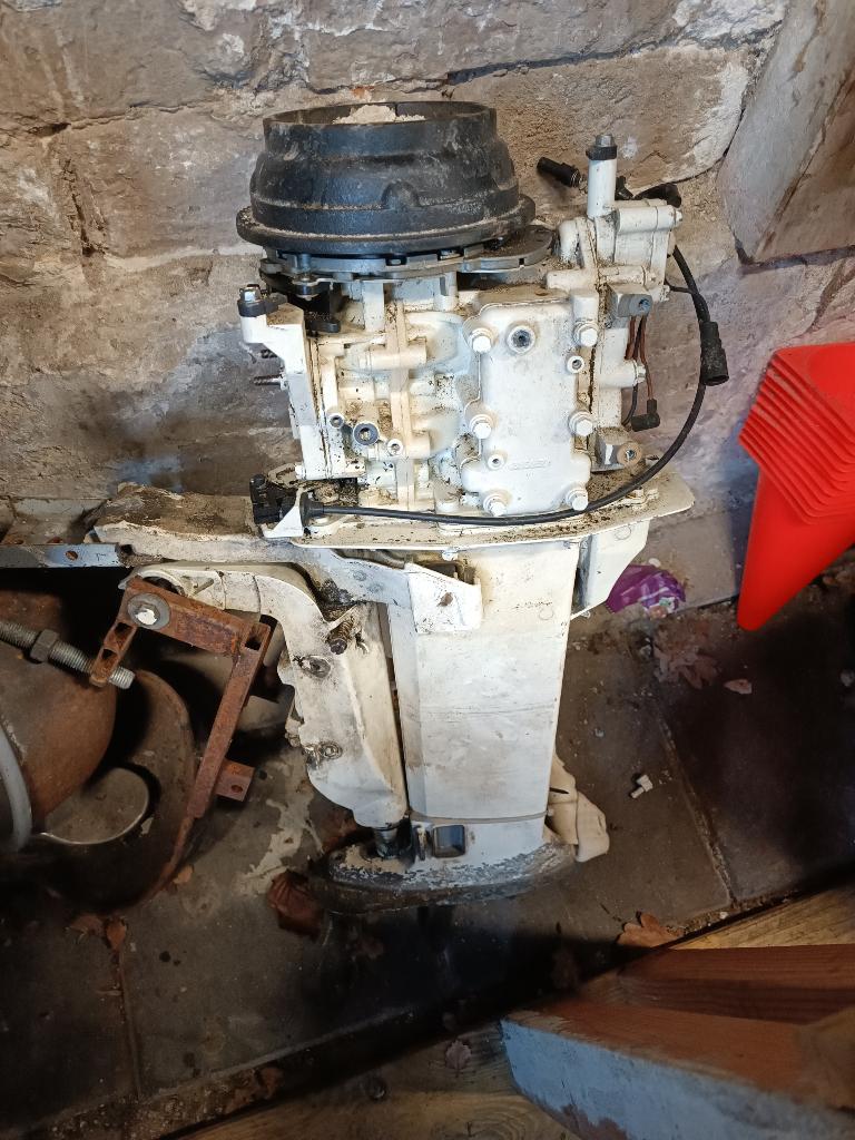 Staartstuk Johnson Evinrude, Watersport en Boten, Ophalen, Gebruikt, Motor en Techniek, Motorboot