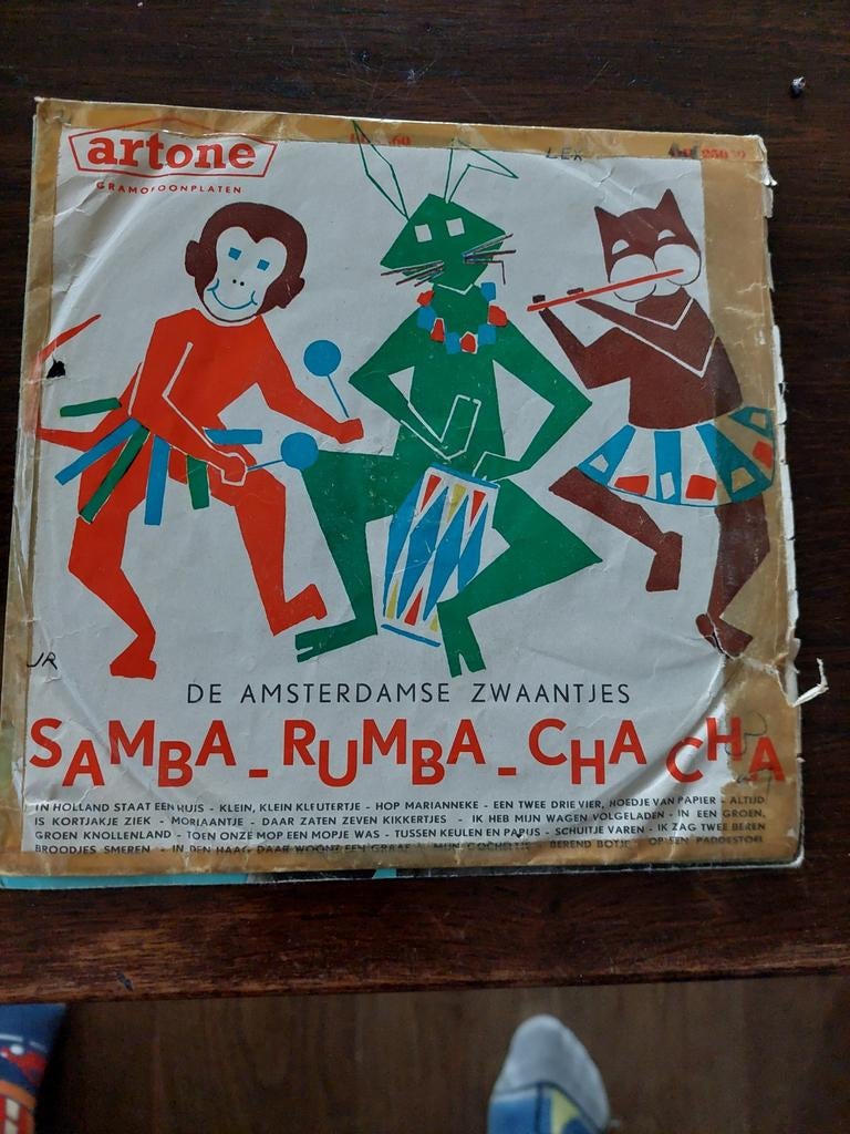 De Amsterdamse Zwaantjes - Samba Rumba Cha Cha (Vinyl), Cd's en Dvd's, Vinyl | Kinderen en Jeugd, Ophalen of Verzenden, Gebruikt