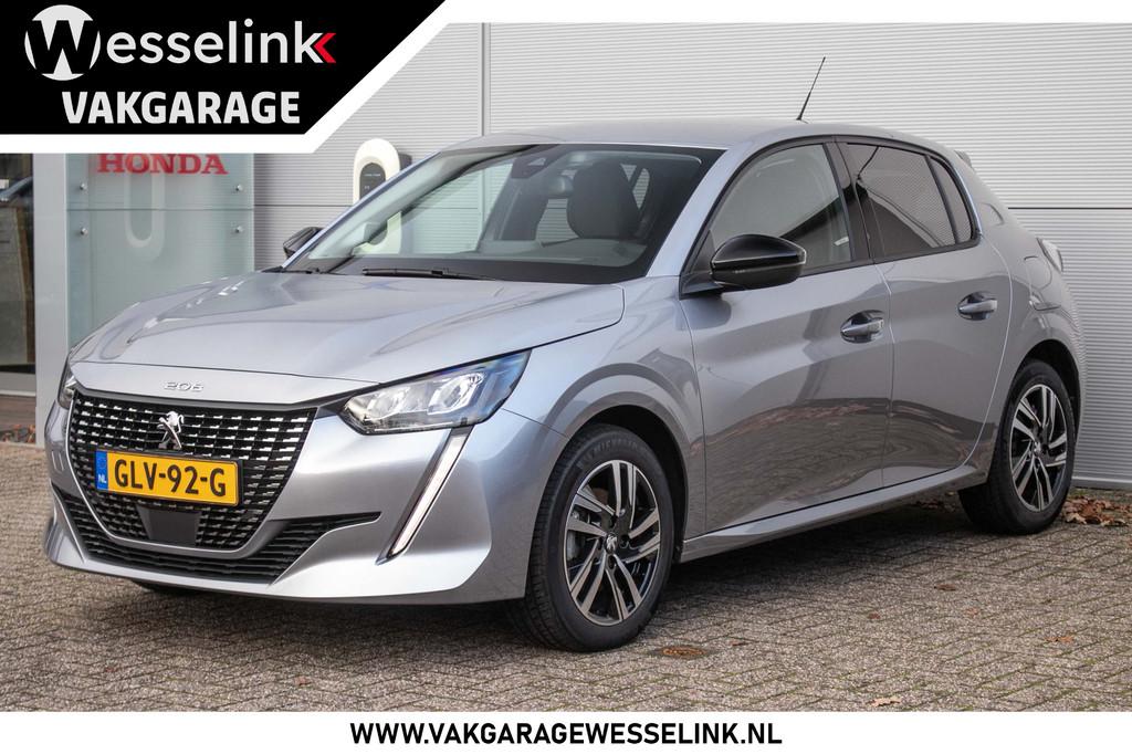 Peugeot 208 1.2 PureTech 100 Allure | Adapt.cruise | Apple c, 12 maanden, 101 pk, Gebruikt, Leder en Stof