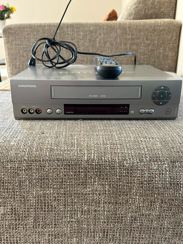 Grundig GV 920 VHS speler met afstandsbediening, Audio, Tv en Foto, Videospelers, Ophalen of Verzenden, Gebruikt, VHS-speler of -recorder