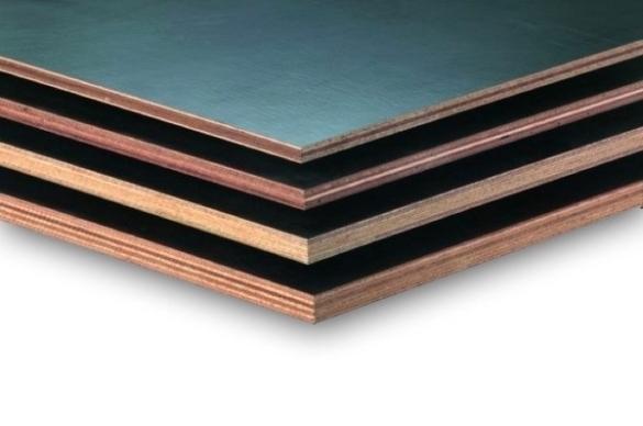 Betonplex 18mm 125x250cm glad donkerbruin vanaf € 37,20/pl, Doe-het-zelf en Verbouw, Platen en Panelen, Niet ingevuld, Nieuw, Niet ingevuld