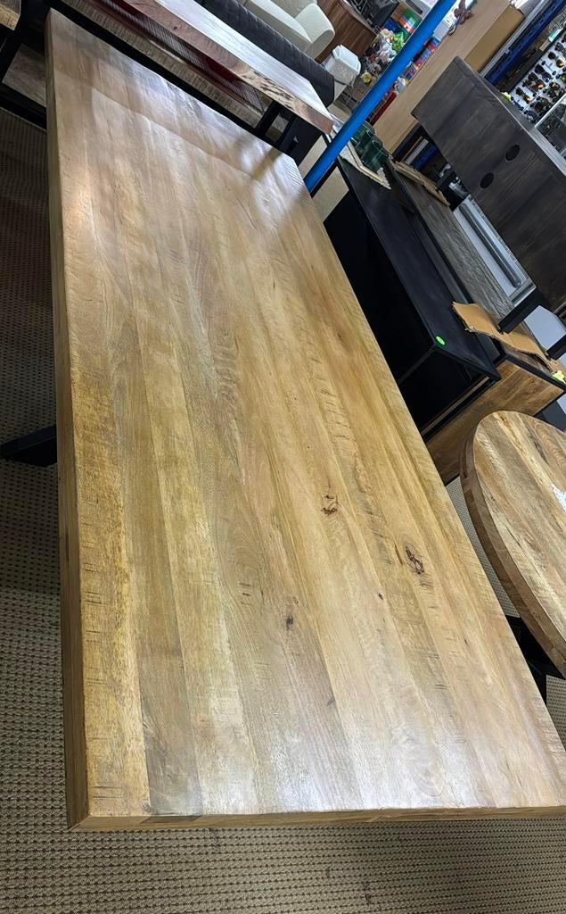 Rechthoekige Eettafel Monique, Huis en Inrichting, Tafels | Eettafels, Ophalen, 50 tot 100 cm, Vijf personen of meer, 7553je