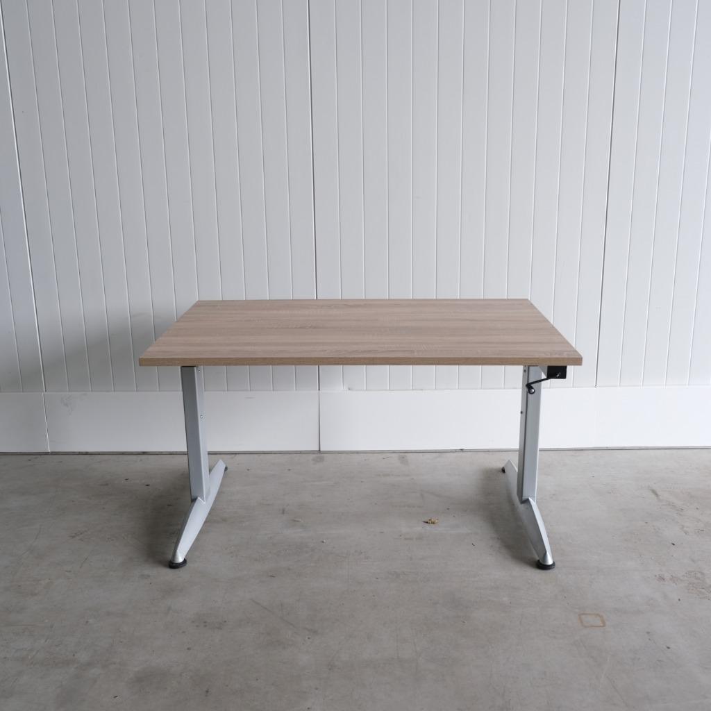 Zettoe Slinger zit-zit bureau - H62-82cm - 120x80cm - BR83, Gebruikt, -, -, In hoogte verstelbaar