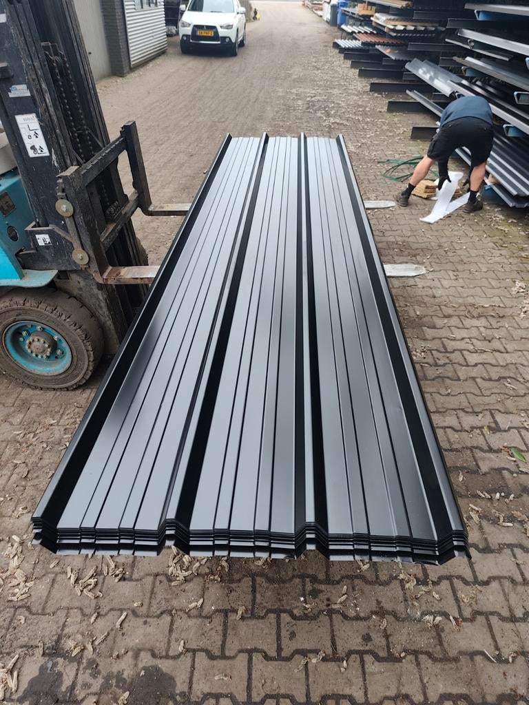 Zwarte Damwand Dakplaten - 1 meter breed, diverse lengtes, Dkw, Zwart, Dkw, Nieuw