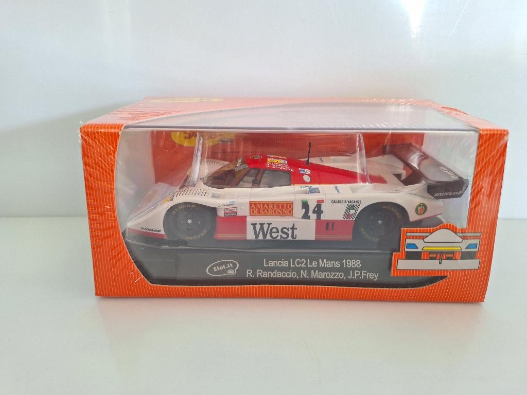 Slot-it Lancia LC2 #24 Le-Mans 1988 CA21a ( Nog Gesealed ), Overige merken, Racebaan, Slot-it, Ophalen of Verzenden