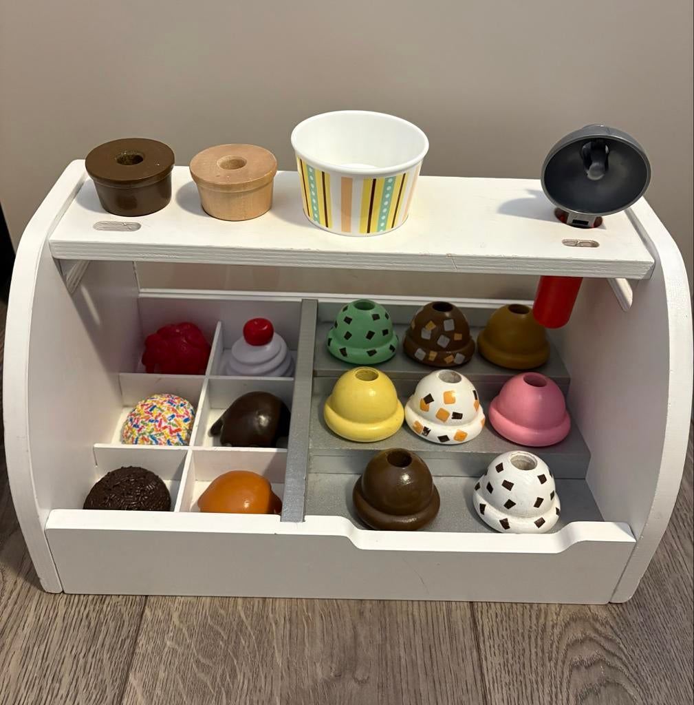 Melissa & Doug Houten IJskraam, Ophalen, Gebruikt, Jongen of Meisje