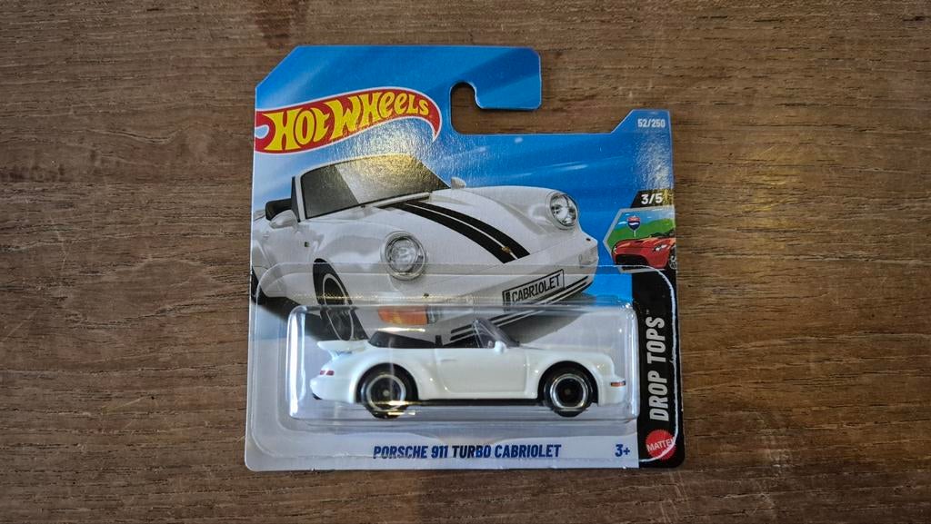 Hot Wheels Porsche 911 Turbo Cabriolet, Ophalen of Verzenden, Nieuw, Auto