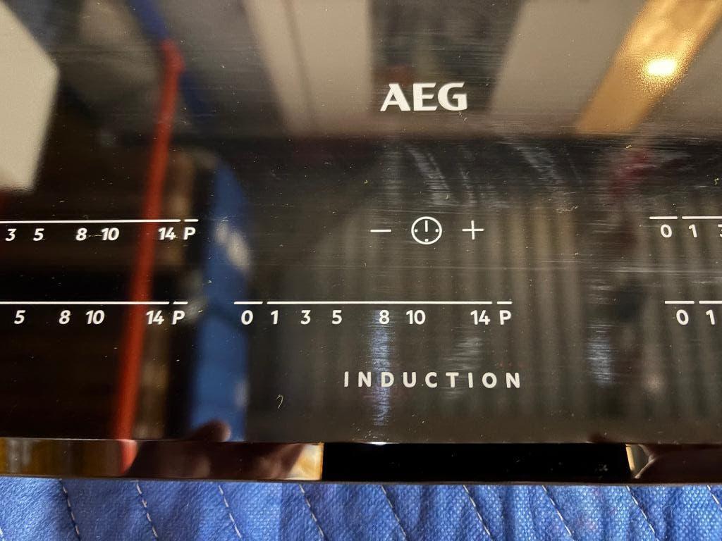 AEG IKE9547SFB inductiekookplaat, Ophalen, Zo goed als nieuw, Inbouw, Inductie