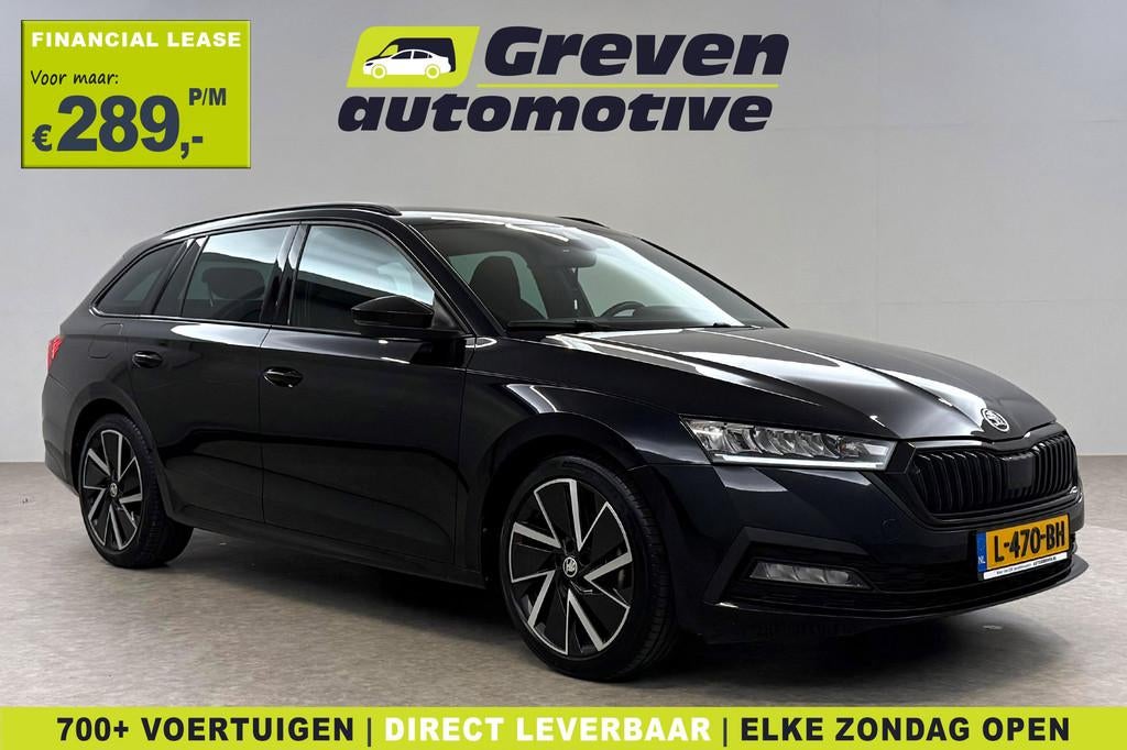 Skoda Octavia TSI Sport Business | Virtual | Sfeerverl. | Ca, Auto's, Stof, Gebruikt, Euro 6, Blauw
