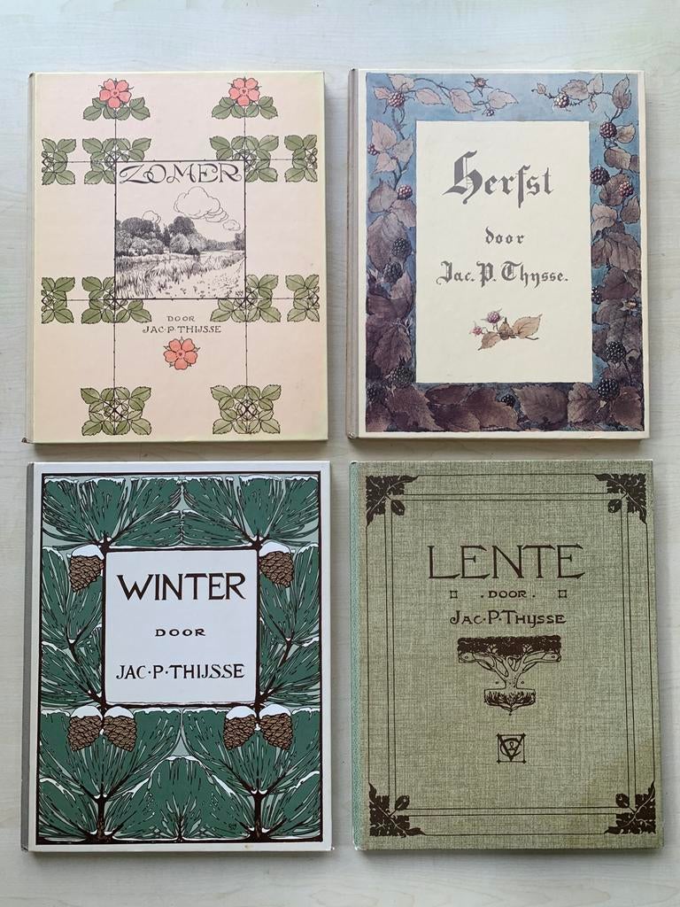 Jac. P. Thijsse; lente, zomer, herfst, winter, Ophalen of Verzenden, Gelezen, Plaatjesalbum