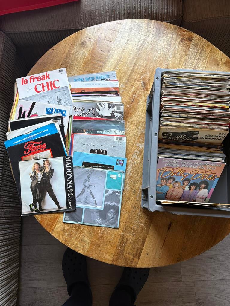 Partij vinyl singles, diverse artiesten, Ophalen, Gebruikt, 7 inch, Single
