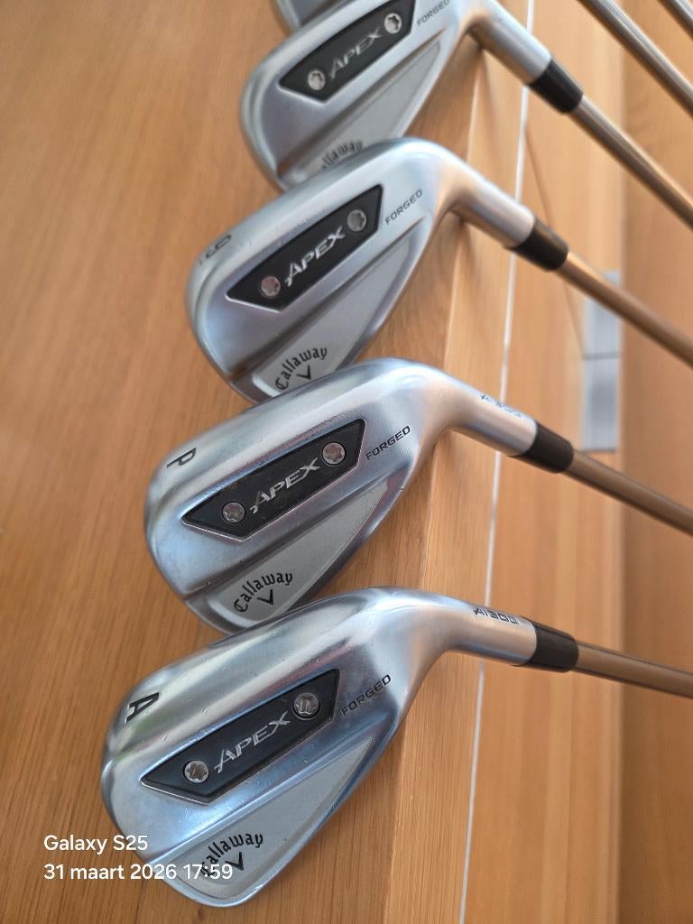 Callaway Apex AI 300 5 tm AW (7 irons) - 2025 met aankoopbon, Ophalen of Verzenden, Gebruikt, Set, Callaway