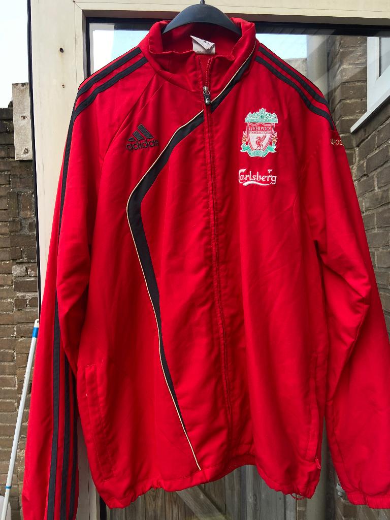 Liverpool trainingsjack, Maat 56/58 (XL), Ophalen of Verzenden, Zo goed als nieuw, Adidas